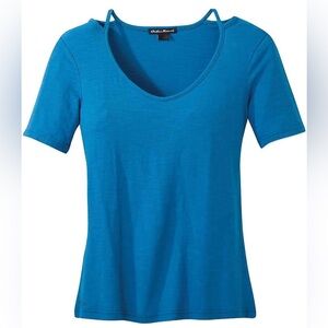 Outdoor Research Women's Blue Top Tee Organic Cotton - Size Adult XS - New Tags